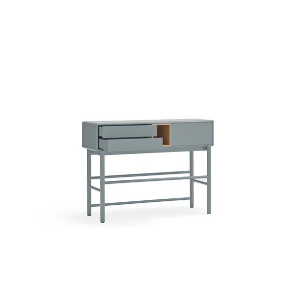 Zils/pelēks konsoles galds 35x120 cm Corvo – Teulat-image-3