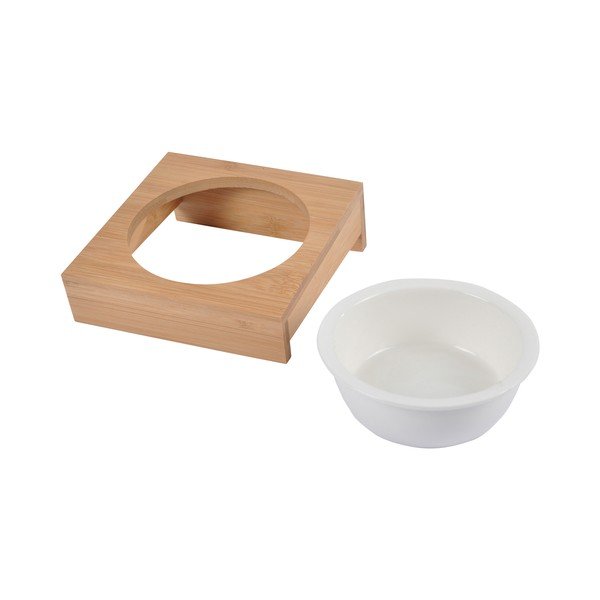 Bambusa bļodiņa ar pamatni suņiem ø 12 cm – Love Story-image-1