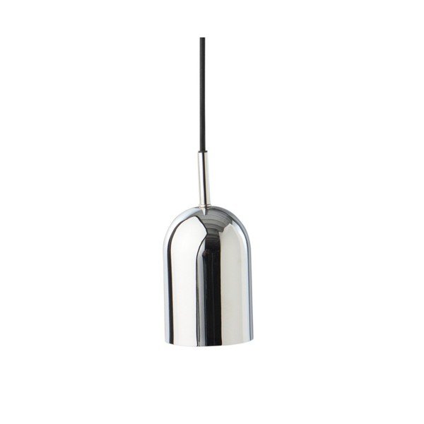 Spīdīgas sudraba krāsas metāla piekaramā lampa ø 10 cm Ara – Jotex
