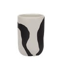 Melna/balta keramikas krūze zobu birstēm Icon – Mette Ditmer Denmark