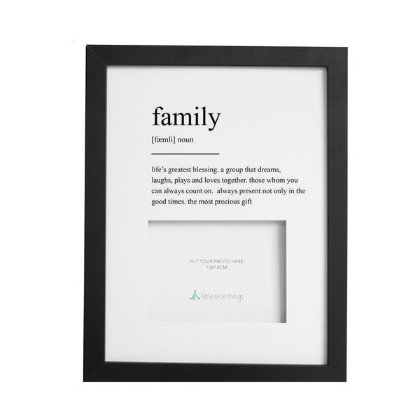 Koka rāmis 30x40 cm Family – Really Nice Things