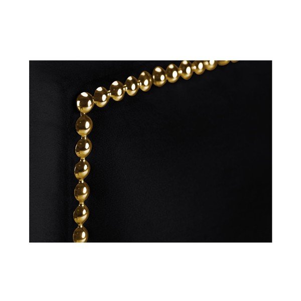 Melns gultas galvgalis Mazzini Sofas Daisy, 180 x 120 cm-image-3