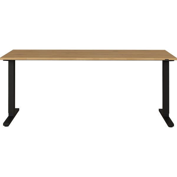 Darba galds ar regulējamu augstumu ar ozolkoka imitācijas galda virsmu 80x180 cm Agenda – Germania