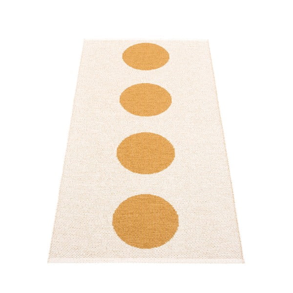 Okera dzeltens iekštelpu un āra celiņa paklājs 70x150 cm Vera Ochre – Pappelina-image-2