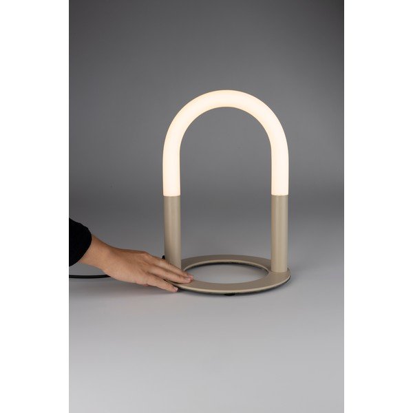 Bēša metāla LED galda lampa ar regulējamu spilgtumu (augstums 36 cm) Arch – Zuiver-image-2