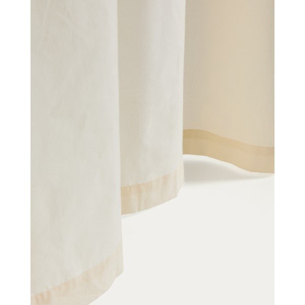 Krēmkrāsas kokvilnas bērnu aizkars 135x270 cm Zelda – Kave Home-image-3
