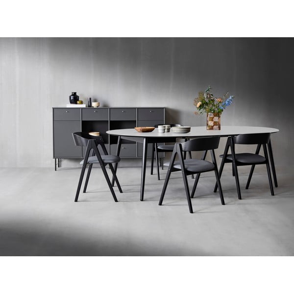 Apaļš izvelkams ēdamgalds ø 135 cm Meza – Hammel Furniture-image-1