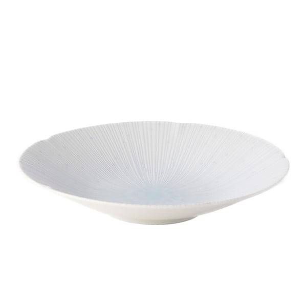 Gaiši zils keramikas makaronu šķīvis ø 24,5 cm ICE WHITE – MIJ