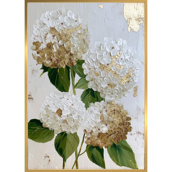 Drukāta glezna ar rāmi 60x90 cm Hydrangea – Styler