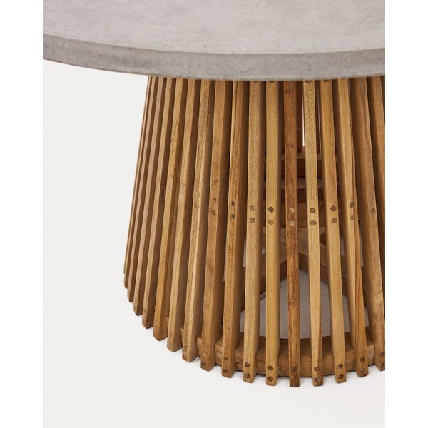 Apaļš dārza ēdamgalds ø 120 cm Alcaufar – Kave Home-image-4