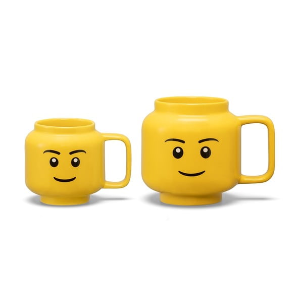 Dzeltena keramikas krūze bērniem 530 ml Head – LEGO®-image-2