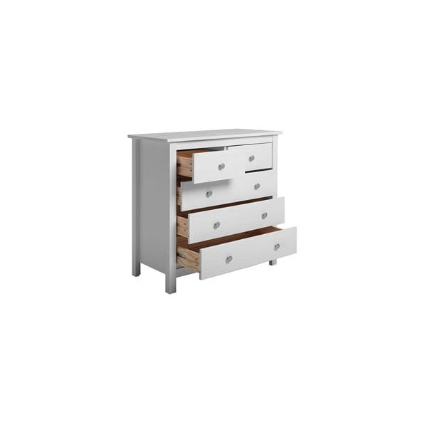 Balta priedes masīvkoka augsta kumode 79x80 cm Berna – Marckeric-image-3