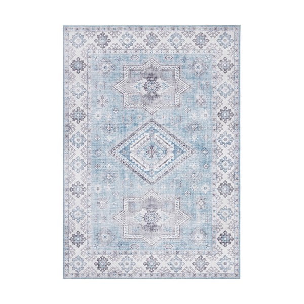 Gaiši zils paklājs Nouristan Gratia, 120 x 160 cm