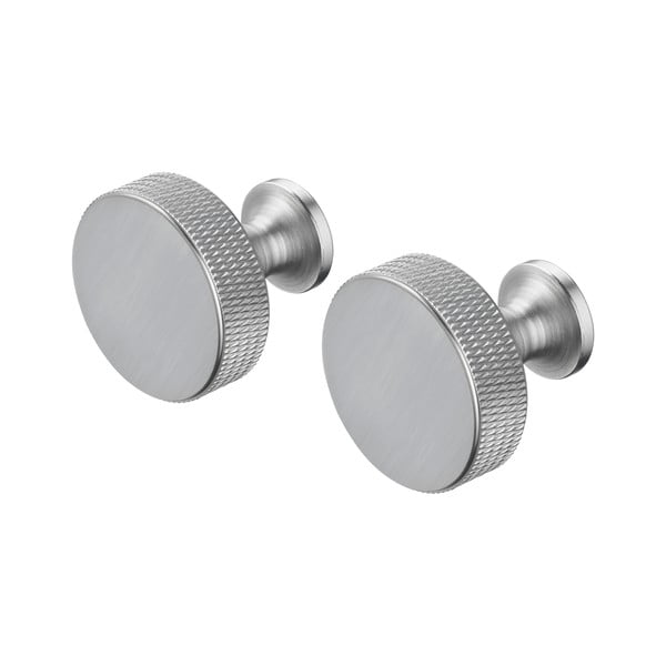 Matētas sudraba krāsas metāla sienas āķi (2 gab.) Rof – Blomus