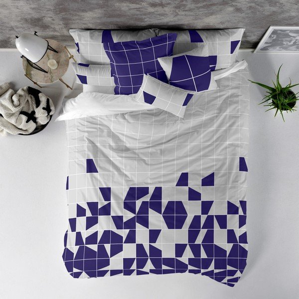Kokvilnas sega Blanc Structure, 200 x 200 cm-image-1