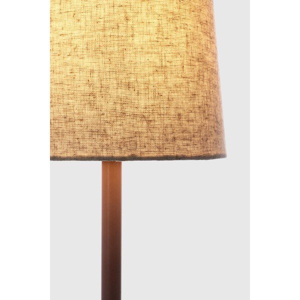 Bēša metāla galda lampa ar auduma abažūru (augstums 60 cm) Assam – Bizzotto-image-3
