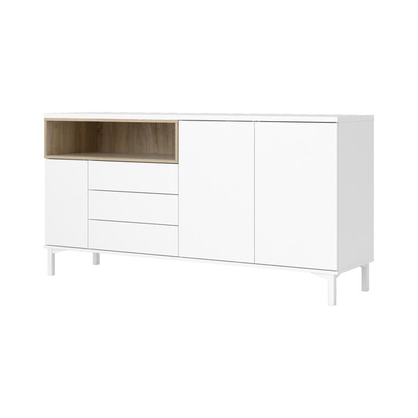 Balta kumode 176x90x49 cm Roomers – Tvilum-image-4