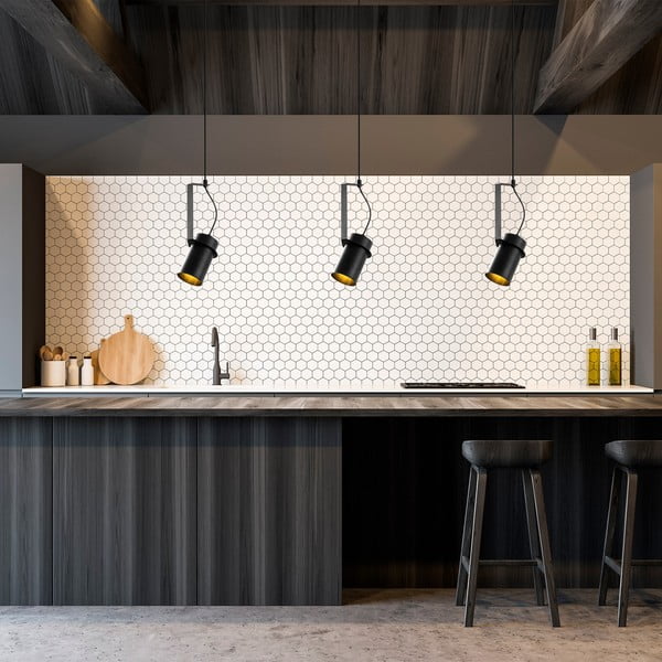 Melna piekaramā lampa Spot – Opviq lights-image-1