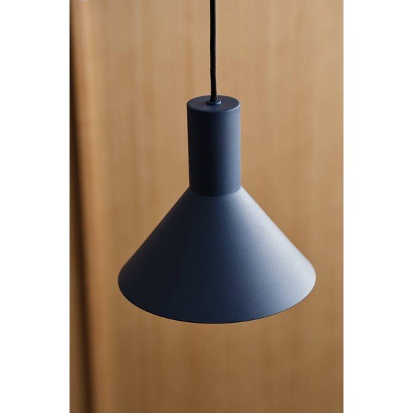 Zila alumīnija piekaramā lampa ar regulējamu spilgtumu ø 20,5 cm Evan – Jotex-image-1