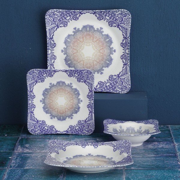 Porcelāna trauku komplekts (24 gab.) Güral Porselen Orient-image-1