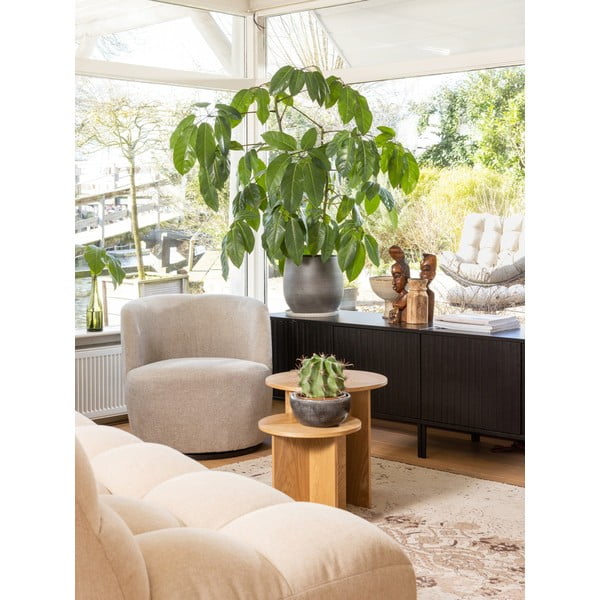 Apaļi sānu galdiņi (2 gab.) ø 45 cm Lina – WOOOD-image-1