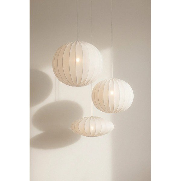 Balta piekaramā lampa ø 50 cm Solia – Markslöjd-image-2