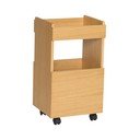 Servēšanas galdiņš uz riteņiem ar ozolkoka imitāciju 35x40 cm Forma – Hübsch