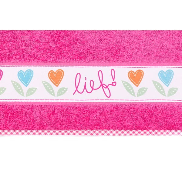 Rozā dvielis Tiseco Home Studio, 70 x 130 cm-image-2