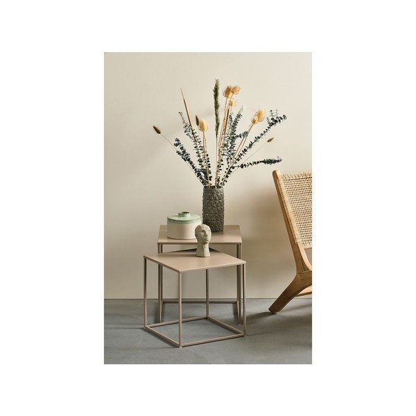 Pelēka māla vāze Villa Collection, augstums 22 cm-image-1