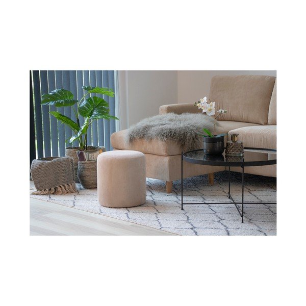 Bēšs pufs House Nordic Ejby, ø 34 cm-image-2