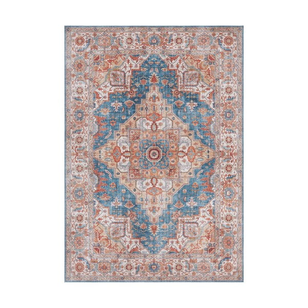 Zili sarkans paklājs Nouristan Sylla, 200 x 290 cm
