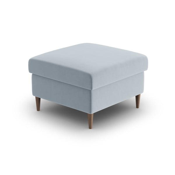 Gaiši zils samta kāju soliņš Kyoto – Cosmopolitan Design-image-2