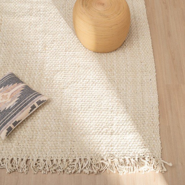 Krēmkrāsas džutas paklājs 160x230 cm Altea – Ixia-image-1