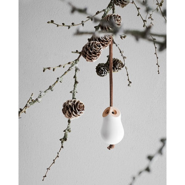 Koka Ziemassvētku eglītes rotājums Owl – Rosendahl-image-1