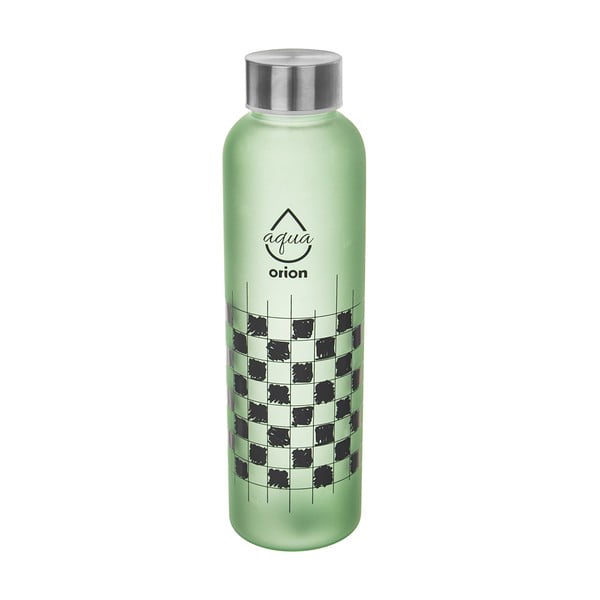 Zaļa stikla pudele 600 ml Šachovnice – Orion-image-3