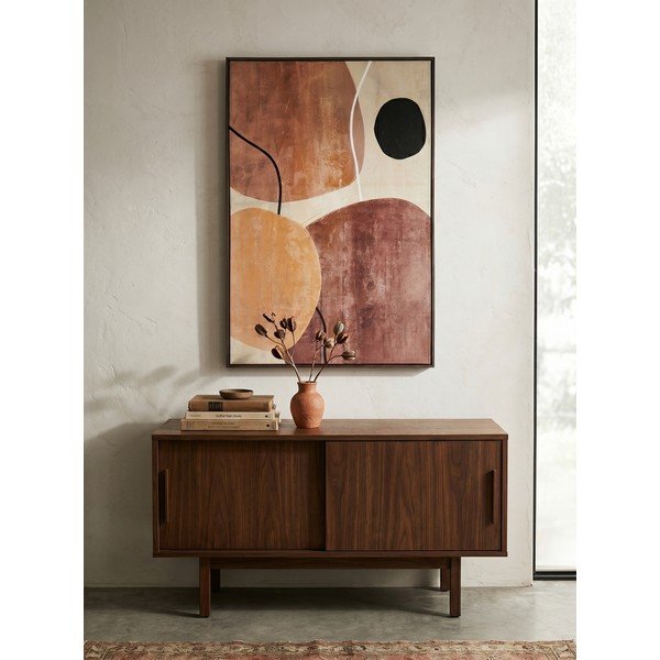 Drukāta/ar rokām krāsotiem elementiem glezna ar rāmi/uz audekla 83x123 cm Gallery – Bizzotto-image-1