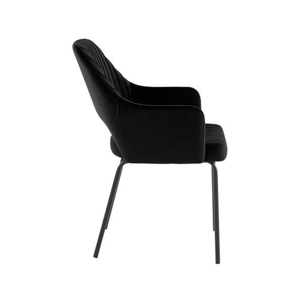 Melni samta ēdamistabas krēsli (2 gab.) Britney – Støraa-image-4