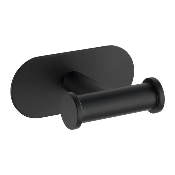 Matēti melns nerūsējošā tērauda pašlīmējošs vannas istabas piederumu komplekts Orea – Wenko-image-4