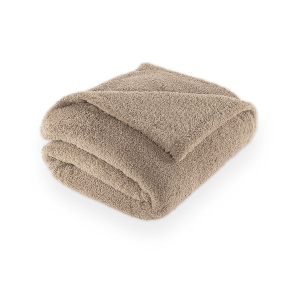 Pelēkbrūns mikroplīša pleds 150x200 cm Cocoon – Tiseco Home Studio