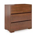 Brūna kumode no dižskābarža koka Skandica Sandemo, 80 x 81 cm