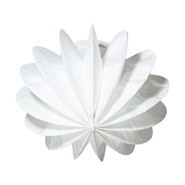 Balta griestu lampa ar papīra abažūru ø 40 cm Dalia – WOOOD-image-2