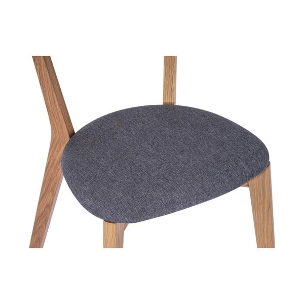 Ozolkoka ēdamistabas krēsls ar pelēku sēdekli Arch – Bonami Selection-image-3