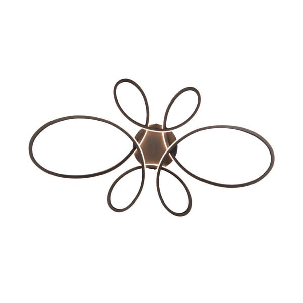 Melna LED griestu lampa 45.5x83 cm Fly – Trio-image-1