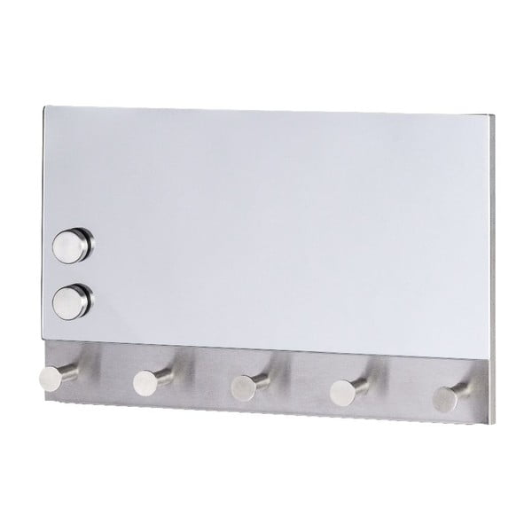 Magnētiskais mēteļu turētājs ar spoguli Wenko Mirror, 30 x 19 cm-image-1