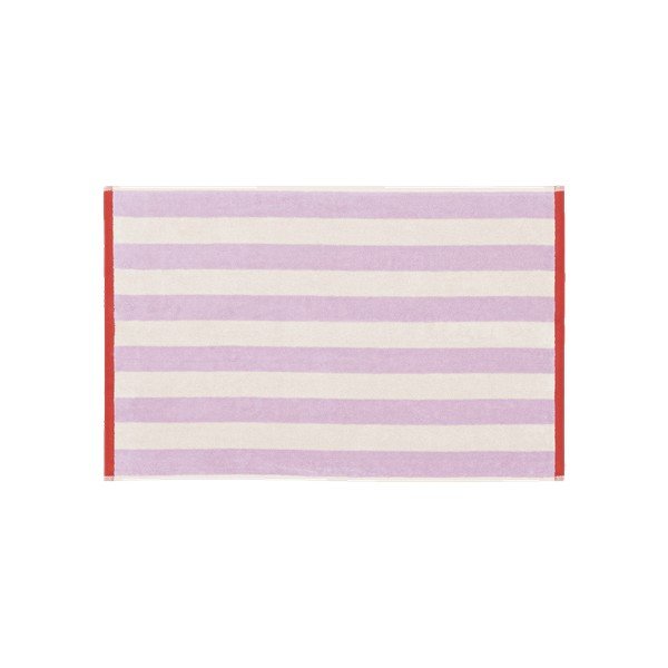 Gaiši violets/krēmkrāsas frotē kokvilnas dvielis 50x80 cm Gobo – noo.ma-image-2