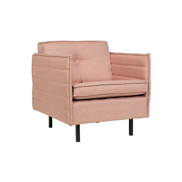 Lašu rozā atpūtas krēsls Zuiver Jaey