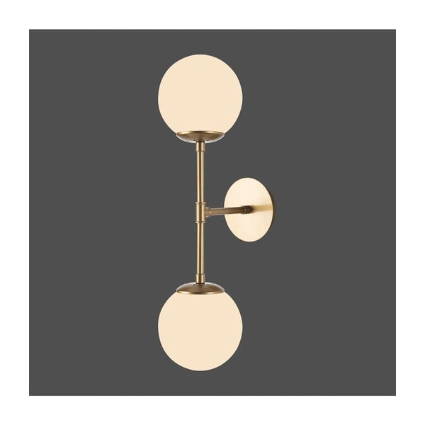 Sienas lampa zelta krāsā Squid Lighting Kruva, garums 58 cm-image-1