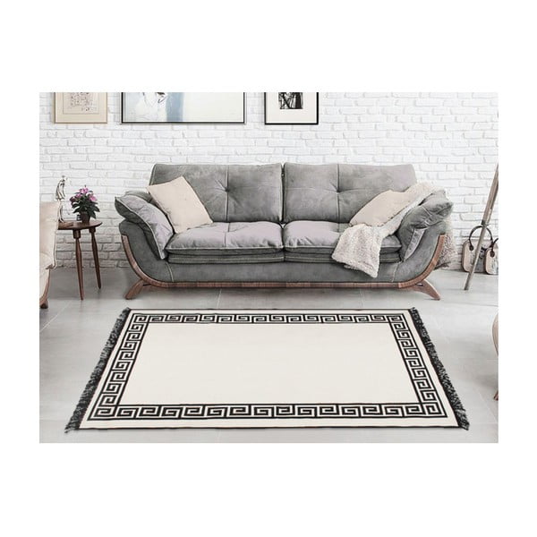 Bēšs un melns divpusējais paklājs Justed, 80 x 150 cm-image-4