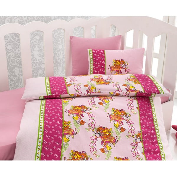 Bērnu gultasveļas komplekts Perfect Flower 100x135 cm, Fairy