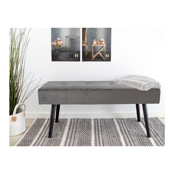 Pelēks samta sols Bonami Essentials Skiby-image-1